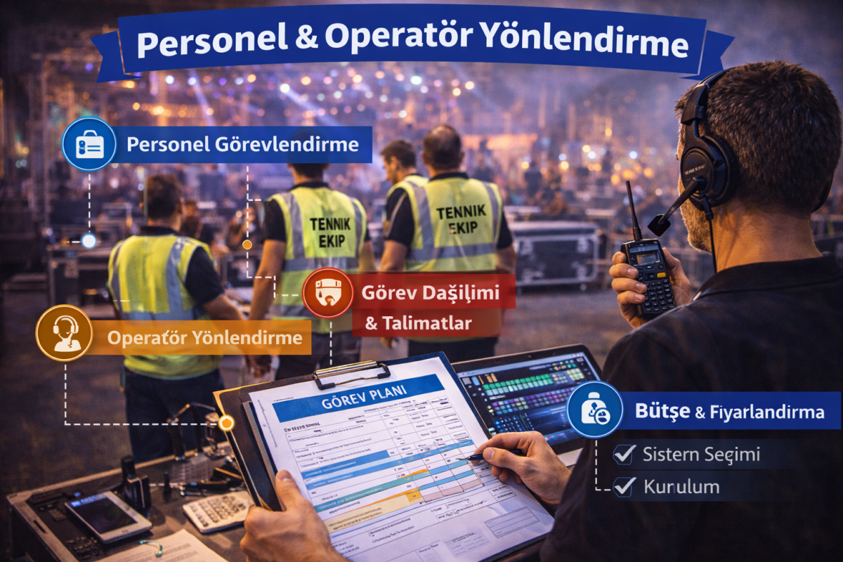Personel & Operatör Yönlendirme | Teknik Ekip ve Crew Hizmeti