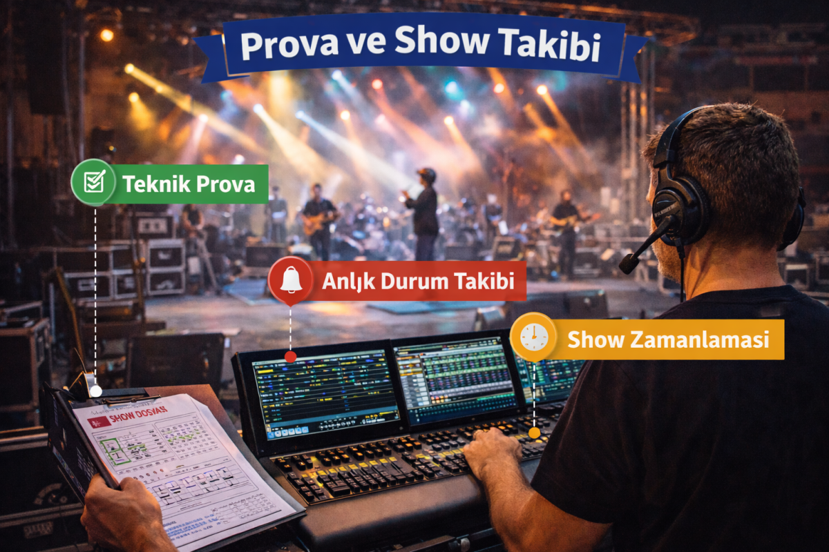 Prova ve Show Takibi Hizmetleri | Konser ve Sahne Prodüksiyon Teknik Yönetimi