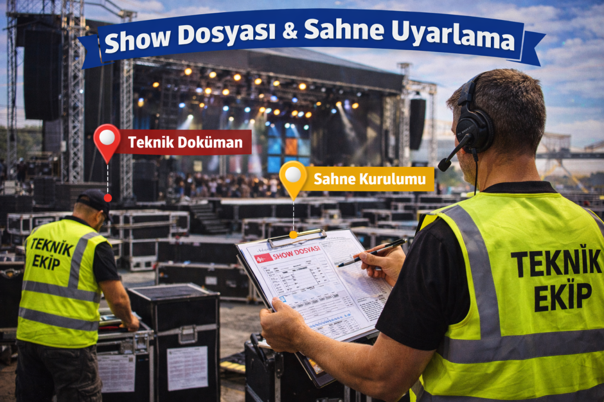 Show Dosyası Uyarlama & Sahne Adaptasyonu | Turne ve Konser Teknik Hizmetleri