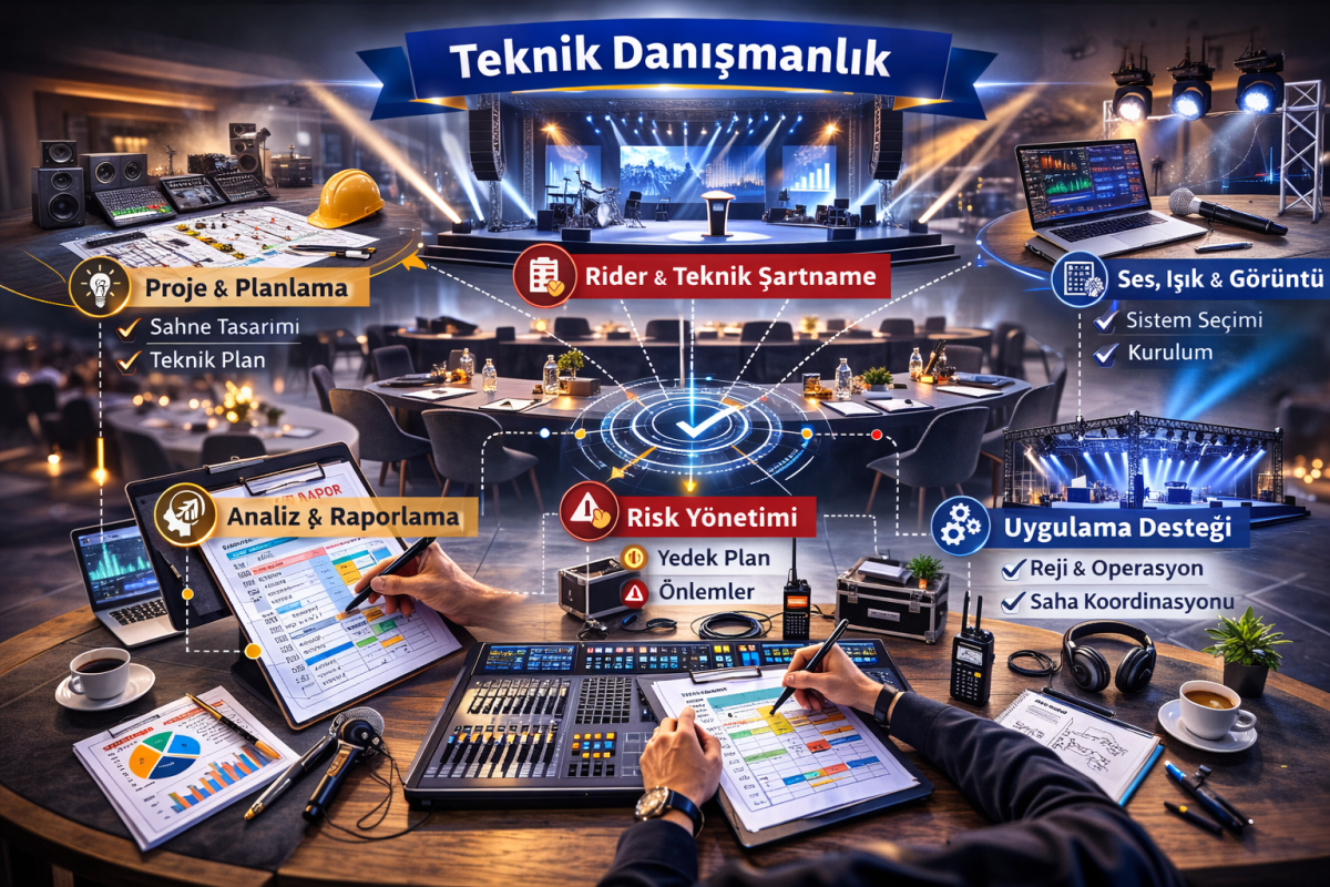 Teknik Danışmanlık Hizmetleri | Sahne, Ses, Işık ve Etkinlik Teknik Projelendirme
