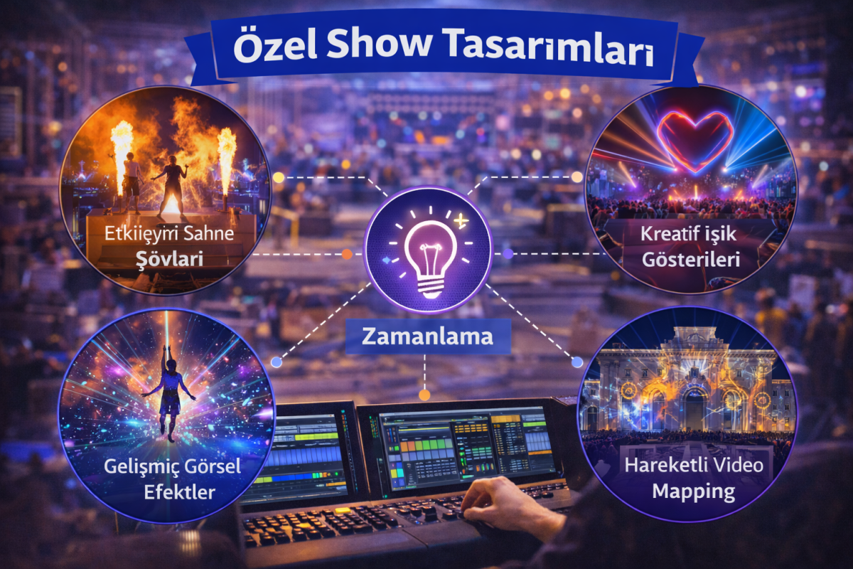 Özel Show Tasarımları | Konser, Festival ve Kurumsal Etkinlik Sahne Şovları